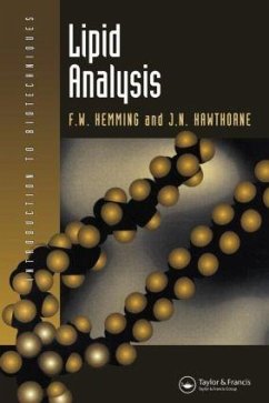 Lipid Analysis - Hemming, F W; Hawthorne, J N
