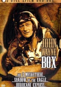Cover John Wayne Box : Die drei Musketiere, Hurricane Express, Shadow of the Eagle