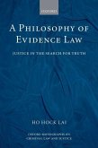 A Philosophy of Evidence Law