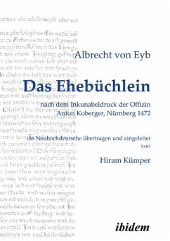 Das Ehebüchlein - Eyb, Albrecht von