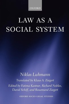 Law as a Social System - Luhmann, Niklas