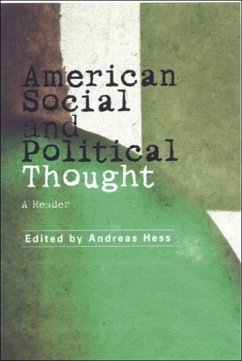 American Social and Political Thought - Hess, Andreas