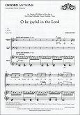 O be joyful in the Lord for mixed chorus and organ, score