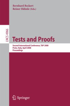 Tests and Proofs - Beckert, Bernhard / Hähnle, Reiner (Volume eds.)