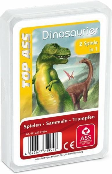 Dinosaurier NEU Top Trumps Quartett Dinos 