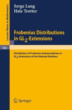 Frobenius Distributions in GL2-Extensions - Lang, Serge;Trotter, Hale