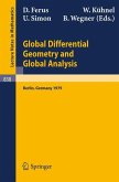 Global Differential Geometry and Global Analysis