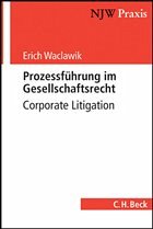 Prozessführung im Gesellschaftsrecht - Waclawik, Erich