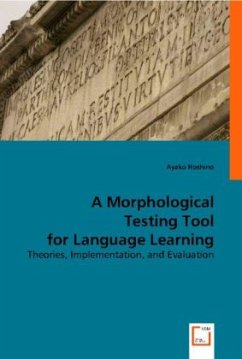 A Morphological Testing Tool for Language Learning - Hoshino, Ayako