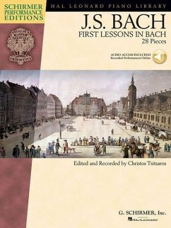 First Lessons In Bach, for piano, w. Audio-CD - Bach, Johann Sebastian