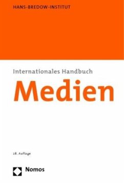 Internationales Handbuch Medien 2008 - Hans-Bredow-Institut (Hrsg.)