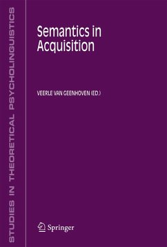 Semantics in Acquisition - Van Geenhoven, Veerle (ed.)