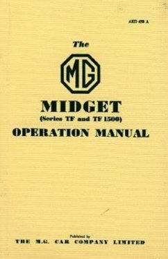MG Midget TF & Tf1500 Owner Hndbk