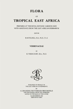 Flora of Tropical East Africa - Verbenaceae (1992) - Verdcourt, B.