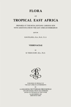 Flora of Tropical East Africa - Verbenaceae (1992) - Verdcourt, Bernard