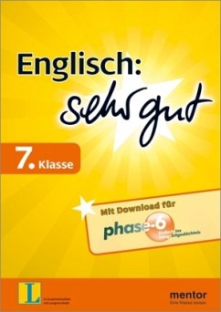Cover Englisch: sehr gut, 7. Klasse