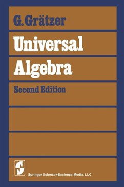 Universal Algebra - Grätzer, George