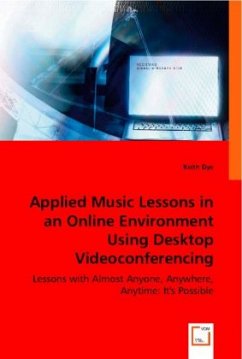 Applied Music Lessons in an Online Environment Using Desktop Videoconferencing - Dye, Keith