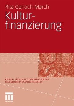 Kulturfinanzierung - Gerlach-March, Rita