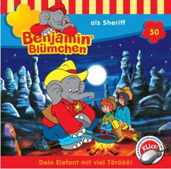 Benjamin Blümchen als Sheriff / Benjamin Blümchen Bd.50 (1 Audio-CD) - Donnelly, Elfie