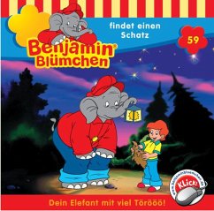 Benjamin Blümchen findet einen Schatz / Benjamin Blümchen Bd.59 (1 Audio-CD) - Donnelly, Elfie