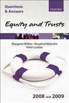 Q A: Equity and Trusts 2008 and 2009