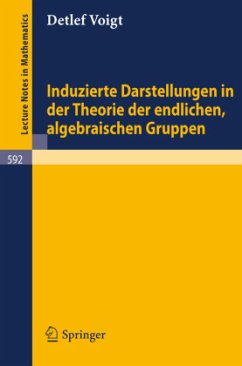 Induzierte Darstellungen in der Theorie der endlichen, algebraischen Gruppen - Voigt, D.