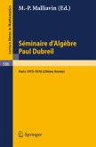 Séminaire d'Algèbre Paul Dubreil