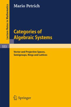 Categories of Algebraic Systems - Petrich, M.
