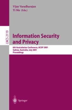 Information Security and Privacy - Varadharajan, Vijay / Mu, Yi (eds.)