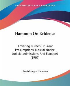 Hammon On Evidence - Hammon, Louis Lougee