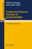 Constructive Theory of Functions of Several Variables