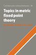 Topics in Metric Fixed Point Theory - Bild 1