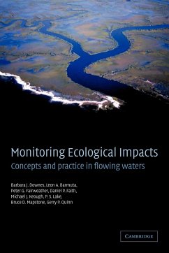 Monitoring Ecological Impacts - Downes, Barbara J.; Barmuta, Leon A.; Fairweather, Peter G.