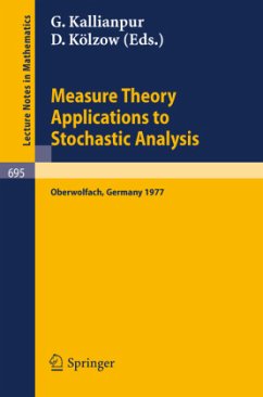 Measure Theory. Applications to Stochastic Analysis