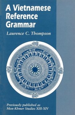 A Vietnamese Reference Grammar - Thompson, Laurence C.