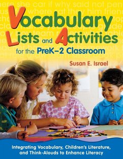 Vocabulary Lists and Activities for the PreK-2 Classroom - Israel, Susan E.