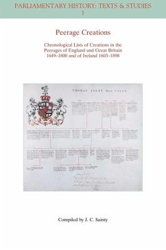 Cover Peerage Creations