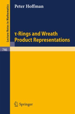 Tau-Rings and Wreath Product Representations - Hoffman, Peter