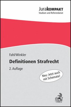 Definitionen Strafrecht - Fahl, Christian / Winkler, Klaus