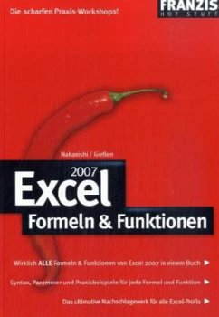 Excel 2007 Formeln & Funktionen - Nakanishi, Hiroshi; Gießen, Saskia
