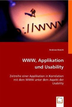 Cover WWW, Applikation und Usability