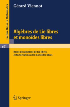 Algebres de lie libres et monoides libres - Viennot, G.