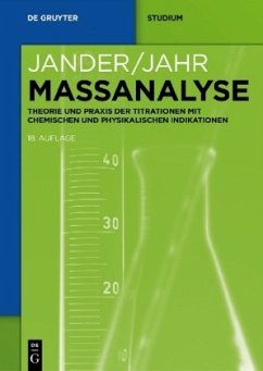 Maßanalyse - Jander, Gerhart;Jahr, Karl-Friedrich