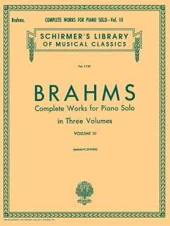 Cover Complete Works for Piano Solo - Volume 3
