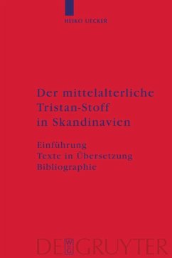 Der mittelalterliche Tristan-Stoff in Skandinavien