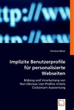 Implizite Benutzerprofile für personalisierte Webseiten - Balzer, Christian