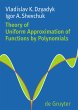 Theory of Uniform Approximation of... - Bild 1
