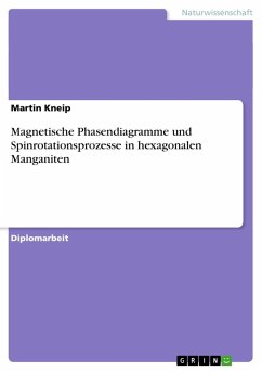 Magnetische Phasendiagramme und Spinrotationsprozesse in hexagonalen Manganiten - Kneip, Martin