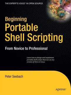 Beginning Portable Shell Scripting - Seebach, Peter